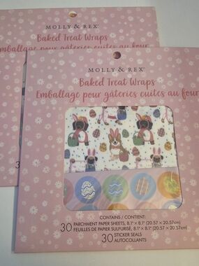 🆕️ Molly & Rex Easter Dogs Baked Treat Wraps Set